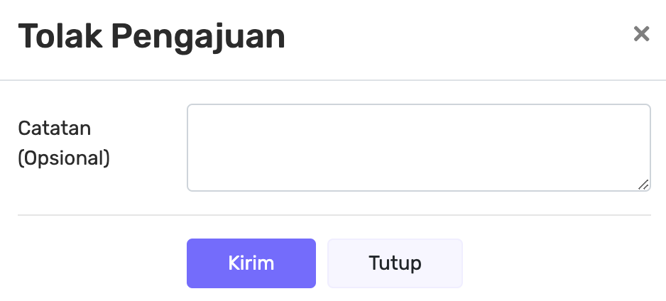 form reject