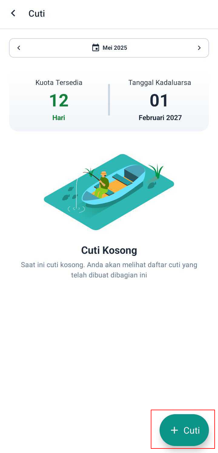 cuti setengah hari