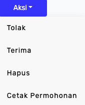 Leave Day dropdown action